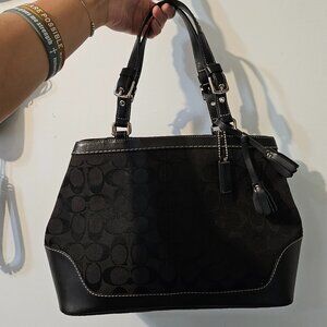Vintage Coach bag with matching wallet.